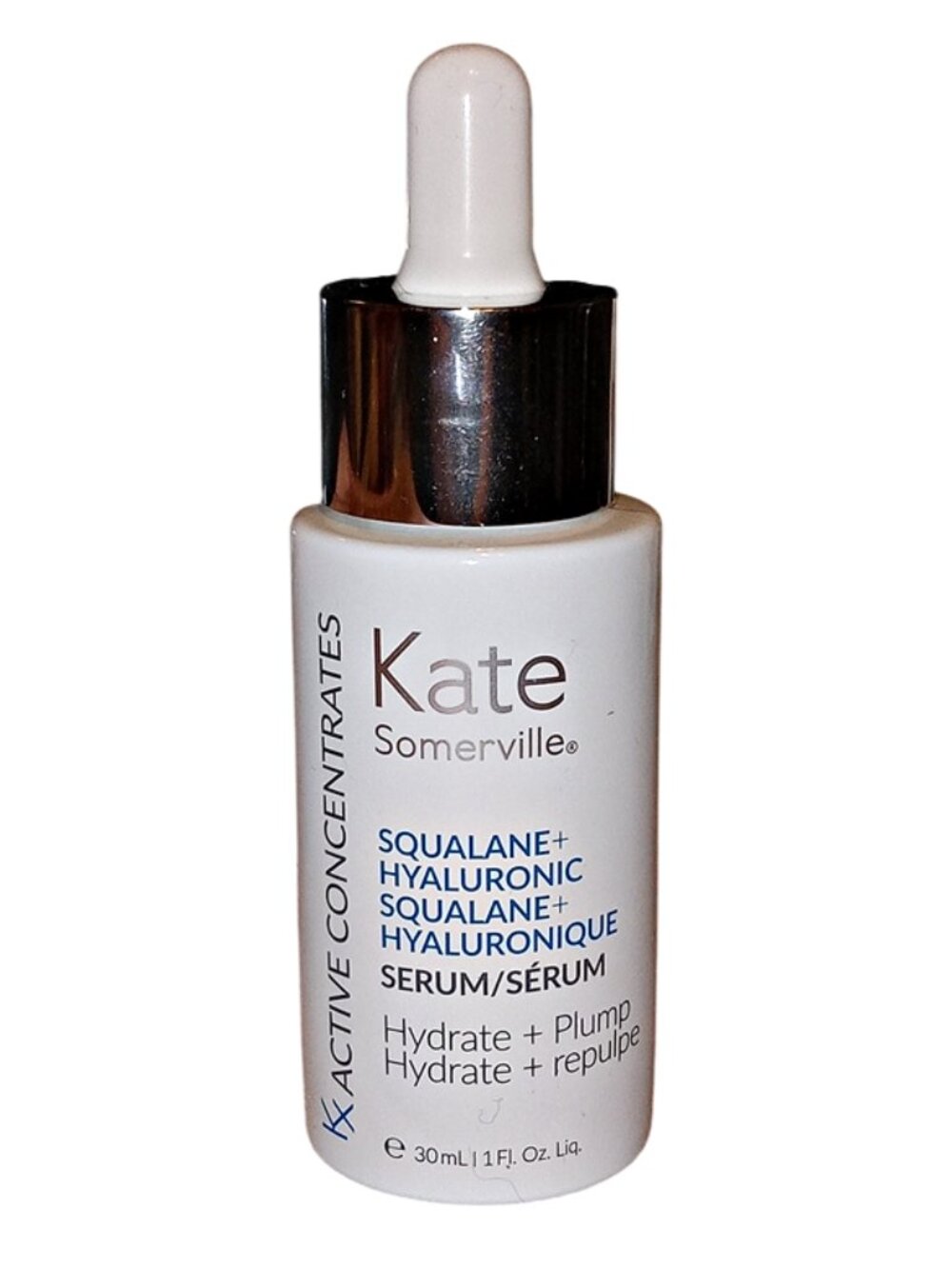 Kate Somerville Concentrate Squalane Hyaluronic Serum Hydrate Plump 1oz/30ml
